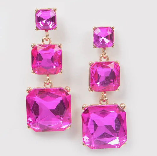 Rhinestone Dangle Earring