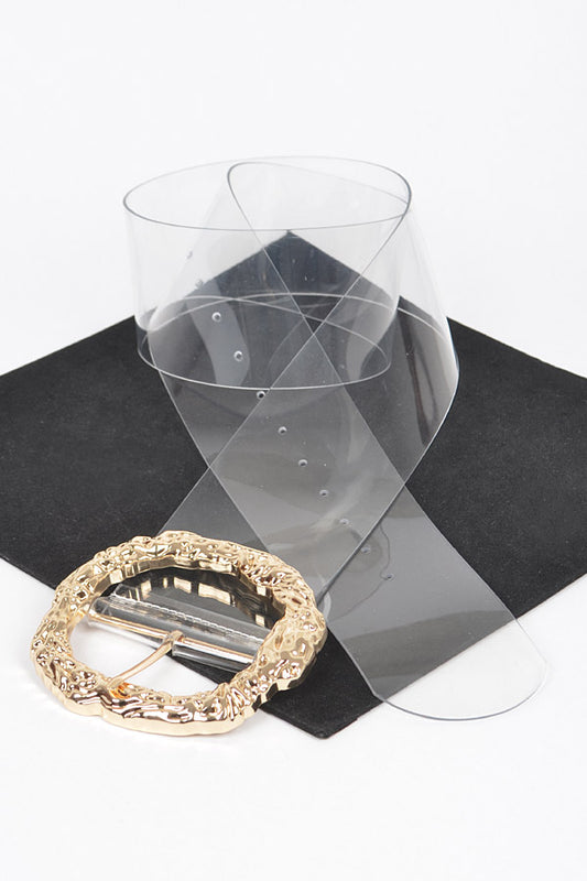 Golden Elegance Clear Belt